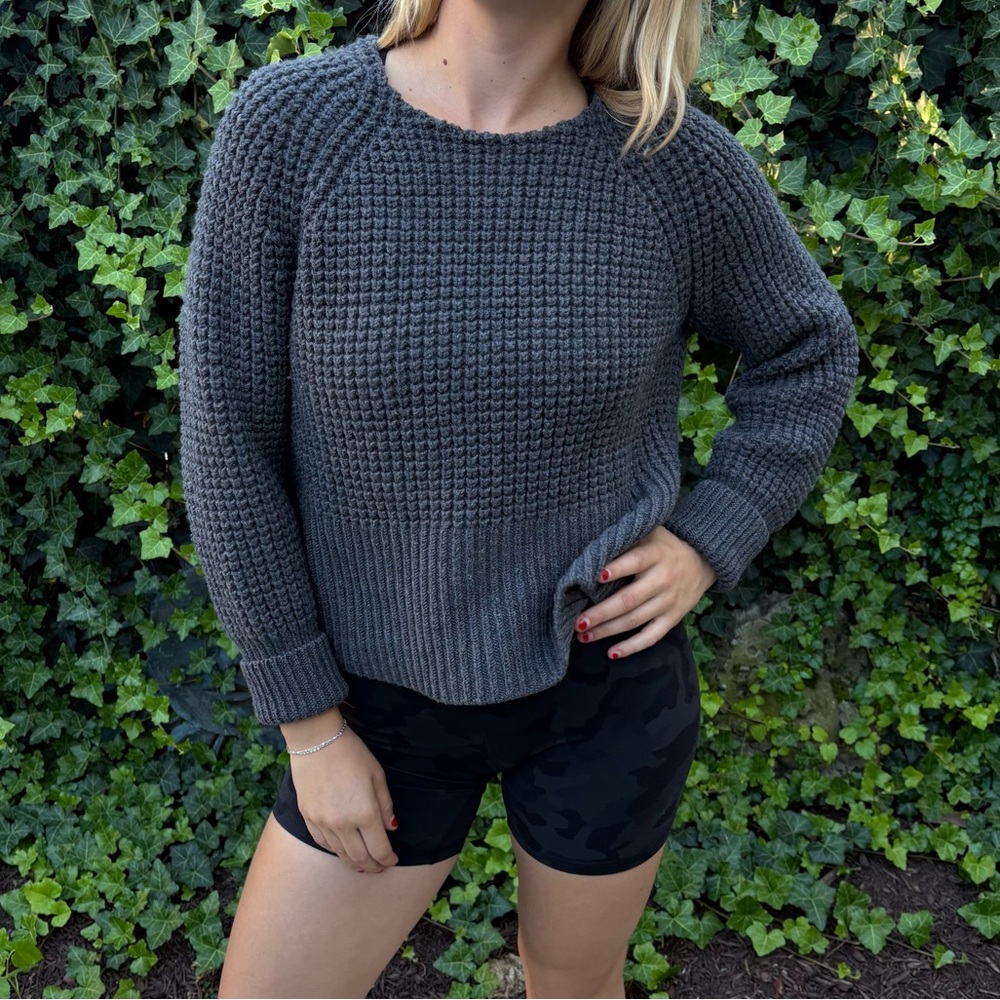 Everlane Charcoal Women's Crew Neck Sweater